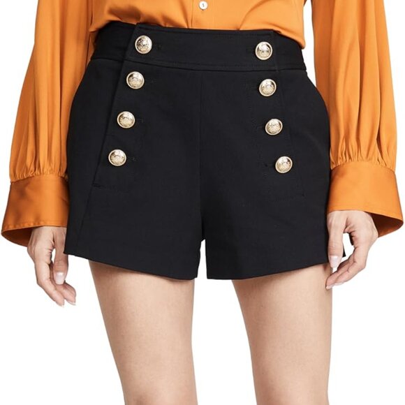 Derek Lam 10 Crosby Women's Blue Robertson Stretch Sailor Shorts Size 4 - Picture 1 of 7